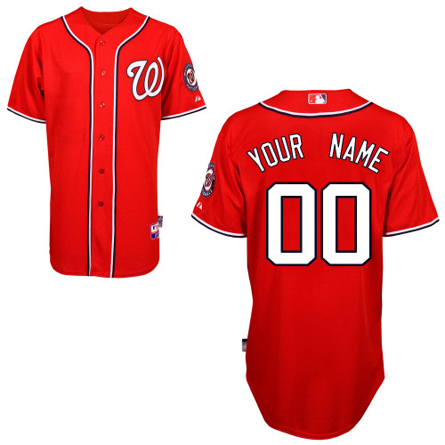 Nationals Authentic Red 2011 Cool Base MLB Jersey (S3XL