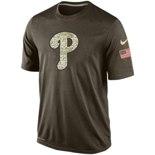 Men's Philadelphia Phillies Salute To Service Nike Dri-FIT T-Shirt ...